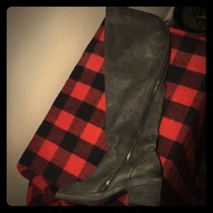 Jeffrey Campbell Airtight otk zipper boots 8.5